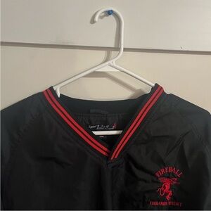Sport-Tek Black and Red Bomber Jacket